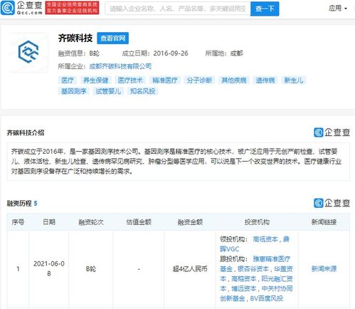 高瓴資本領(lǐng)投基因測序技術(shù)新銳，齊碳科技加速計(jì)算機(jī)軟硬件研發(fā)